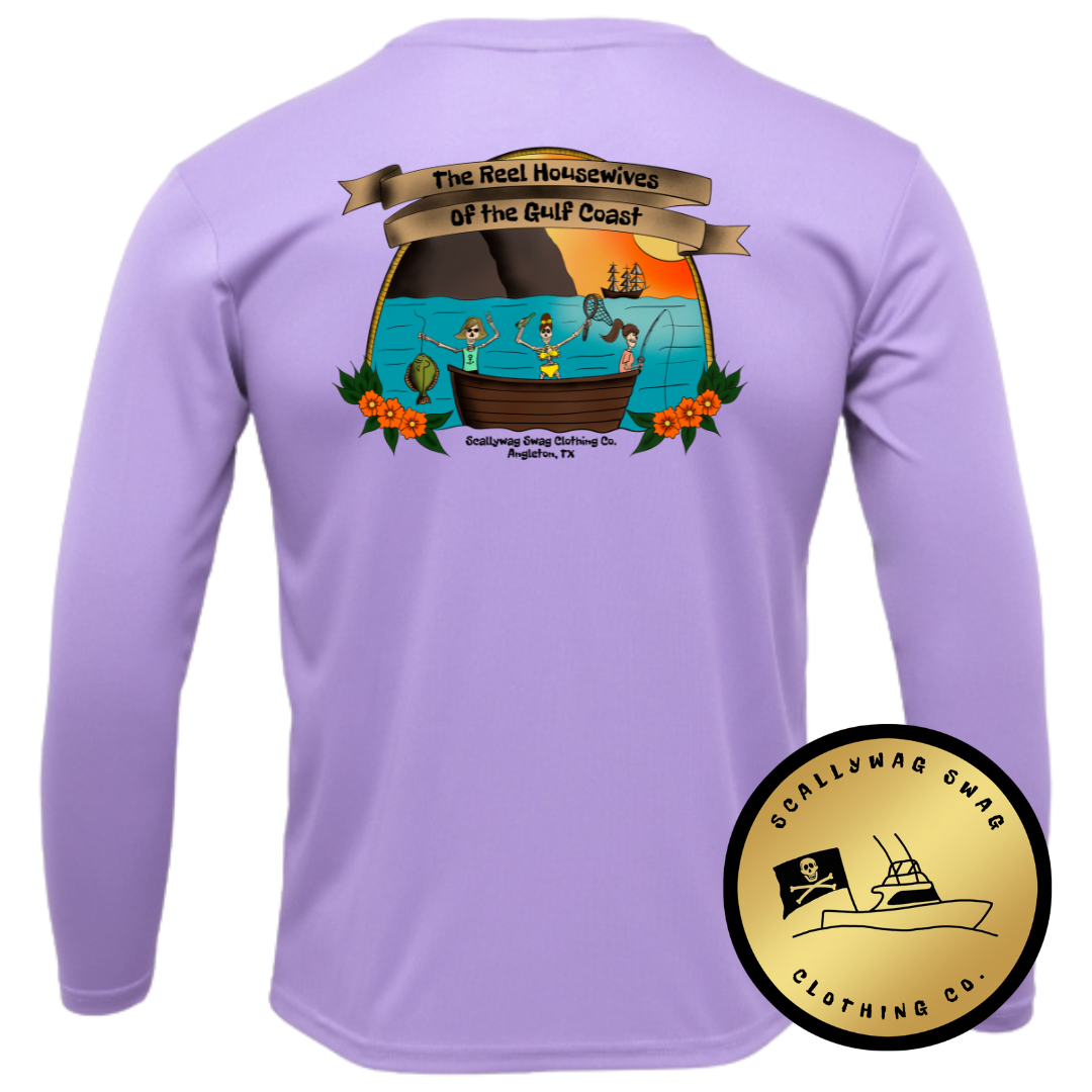 Reel Housewives Performance Long Sleeve Shirt