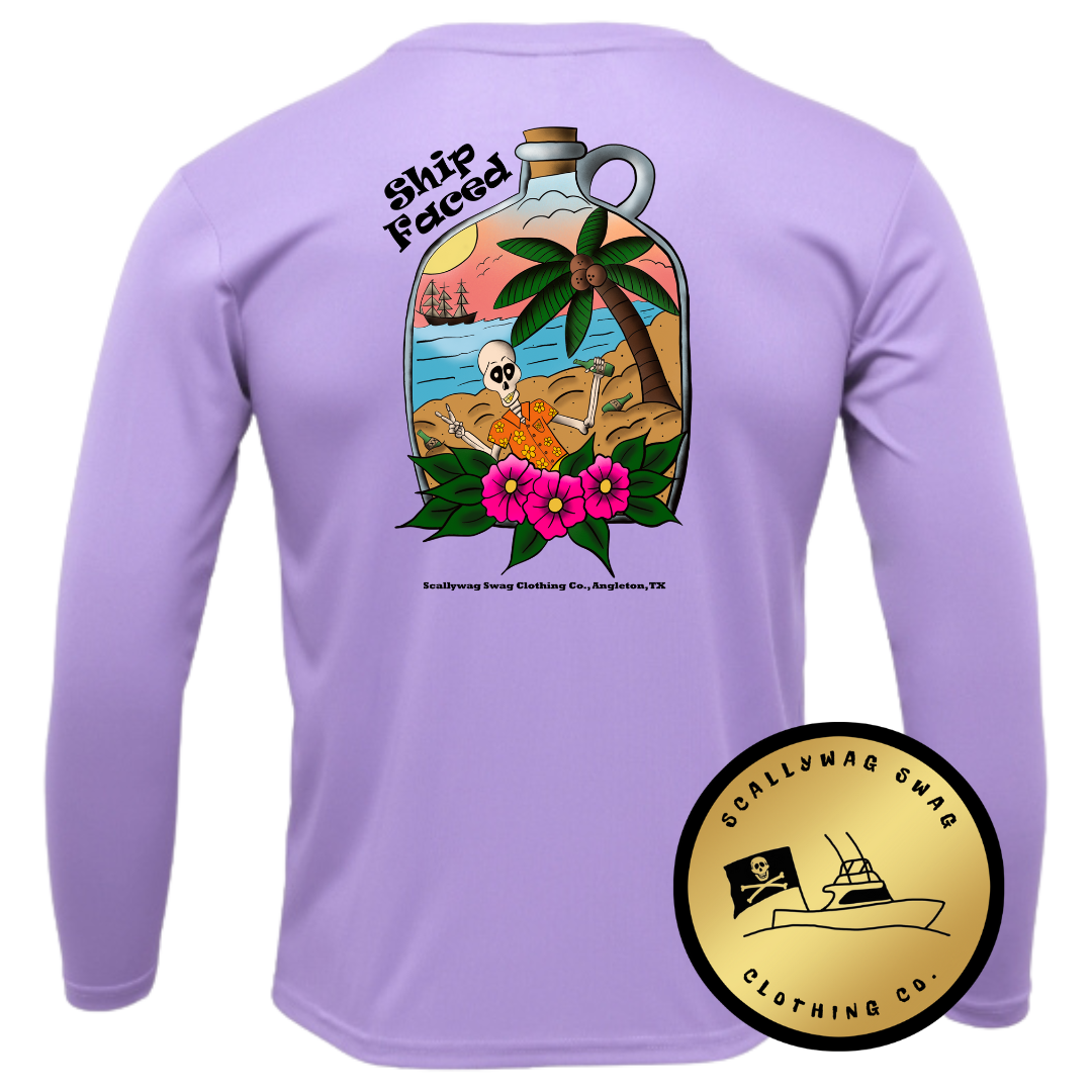 Ship Faced Performance Long Sleeve Shirt