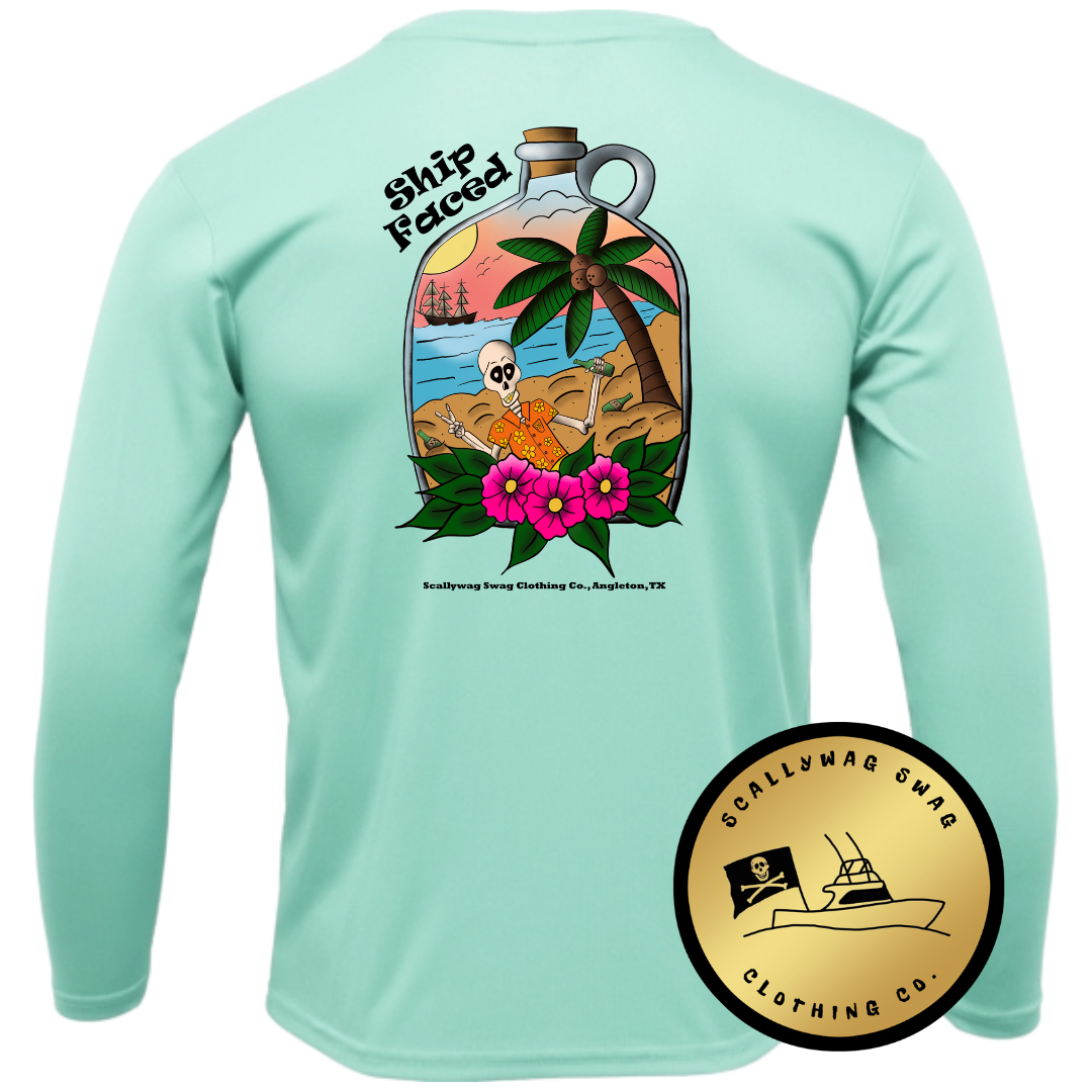 Ship Faced Performance Long Sleeve Shirt