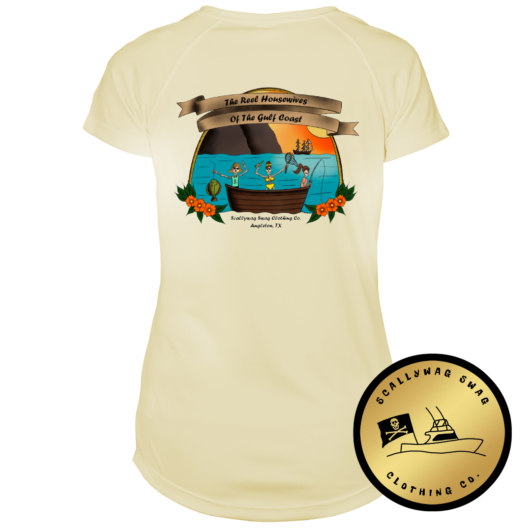 Clearance The Reel Housewives Ladies Solar Short Sleeve Tee Y