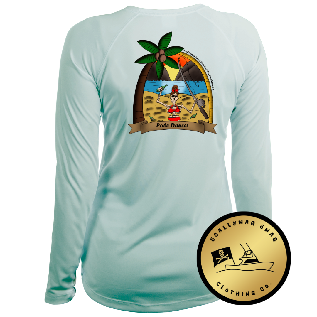 Clearance Pole Dancer Ladies Solar Long Sleeve Tee