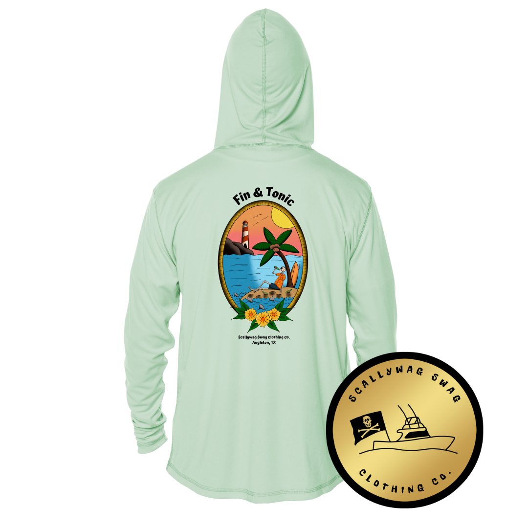 Clearance Fin & Tonic Unisex Solar Hoodie