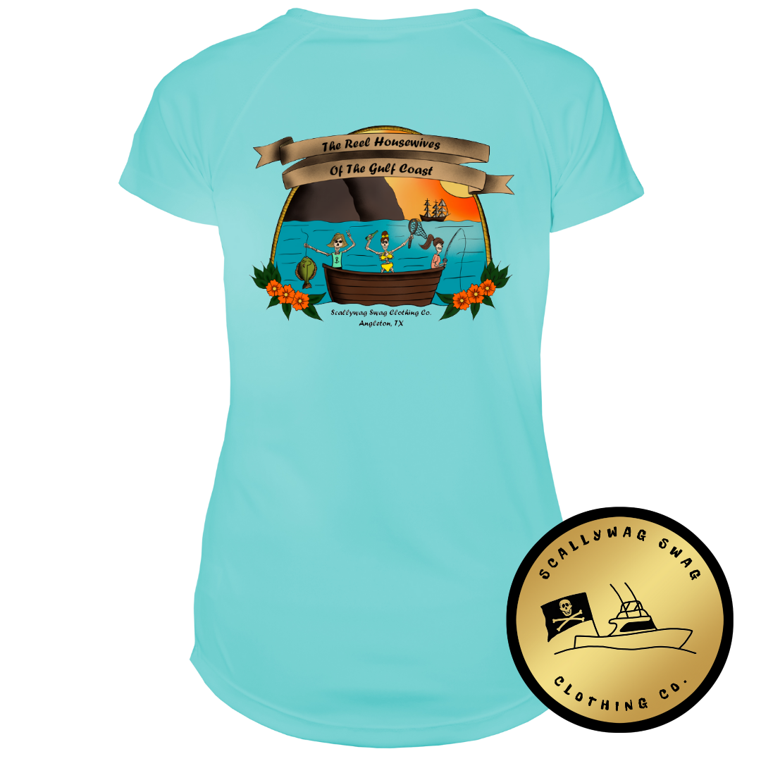 Clearance The Reel Housewives Ladies Solar Short Sleeve Tee WB