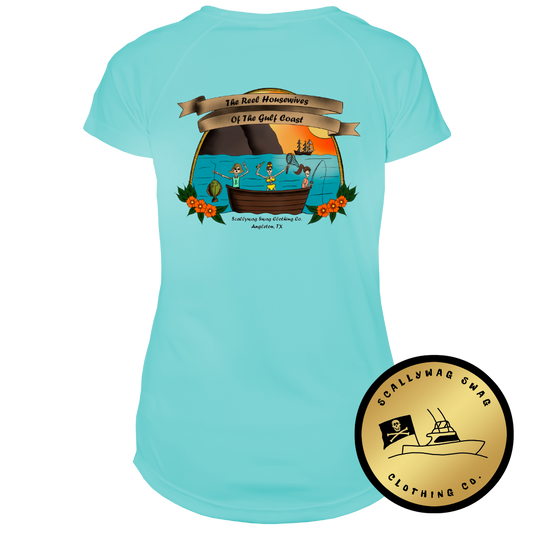 Clearance The Reel Housewives Ladies Solar Short Sleeve Tee WB